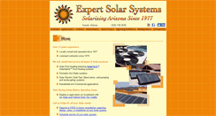 Desktop Screenshot of expertsolar.com